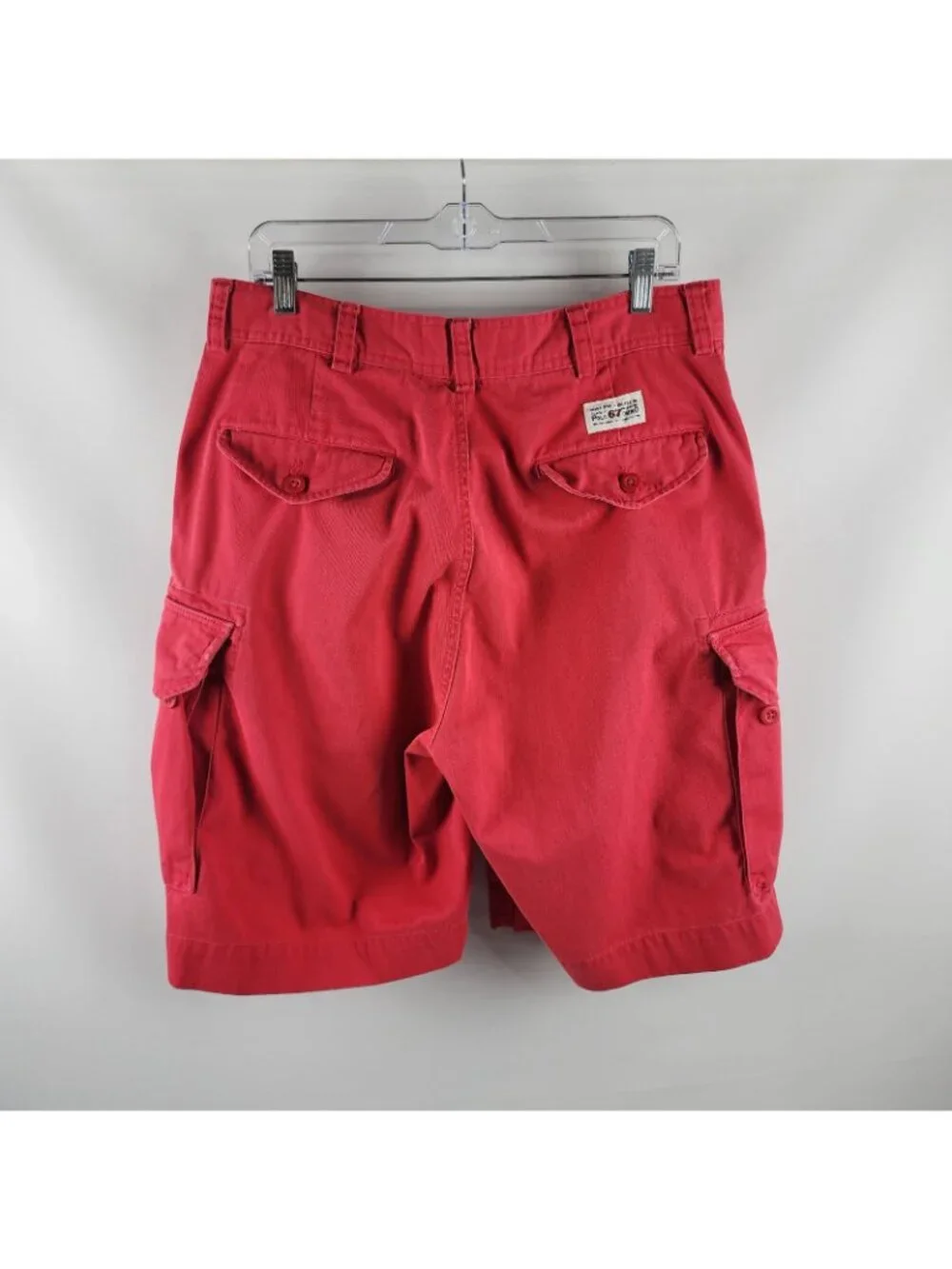 Polo by Ralph Lauren Shorts Men 34 Red Vintage 10
